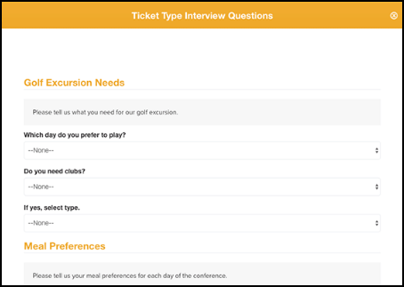 Send pre- and post-show surveys to better understand your guests and inform both this event and future ones.