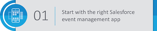 Step 1: Plan your Salesforce event using a native app.