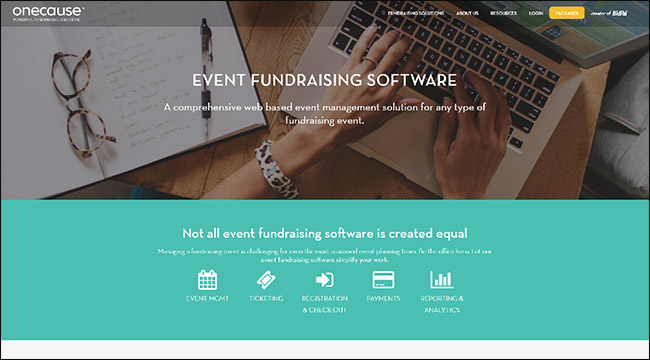 OneCause is a Cvent competitor that helps nonprofits plan more profitable charity auctions.