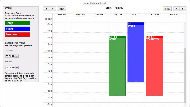 Eventbrite alternative EventOn comes with intuitive calendar features to help you track your events in real-time.