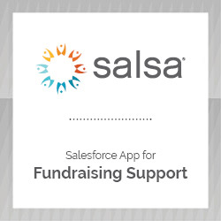Salsa's integration makes it one of the best Salesforce apps for fundraising support.