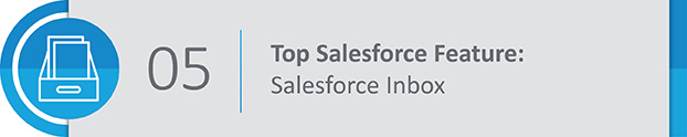 The Salesforce Inbox feature can help your event management team stay on top of event communications.