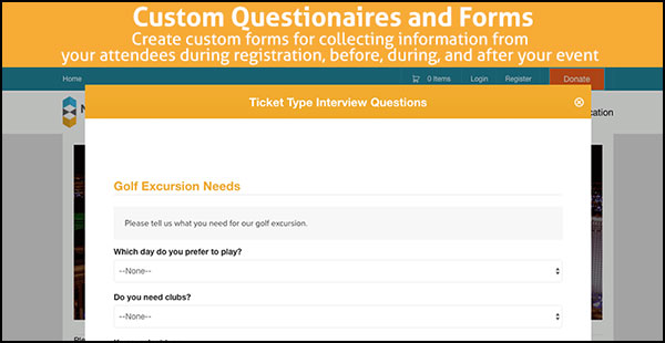 During Salesforce event registration, ask your guests to complete custom forms that connect seamlessly with your CRM.