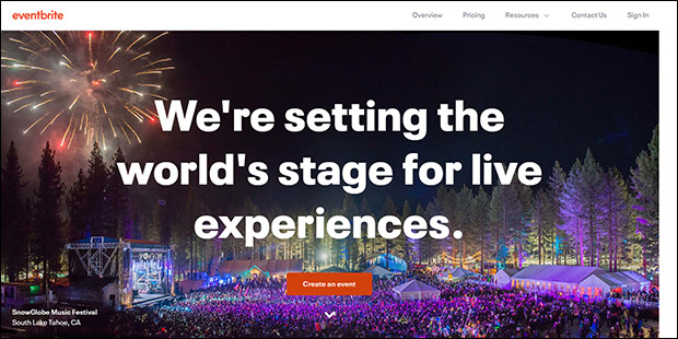 Eventbrite is a popular Linvio alternative for any type of event.