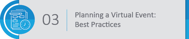 What are some best practices for planning virtual events?